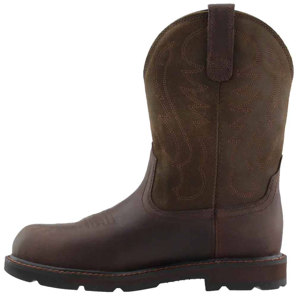 Groundbreaker 10 Inch Waterproof Pull On Work Boots